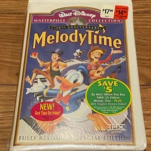 SEALED RARE 50th Anniversary Melody Time VHS
